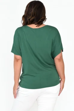 Sleeved Tops<Betty Basics Emerald Maui Tee