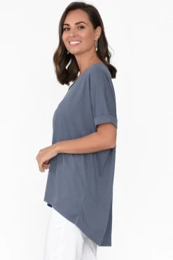 Cotton Tops<Tirelli Emiko Steel Drape Cotton Top