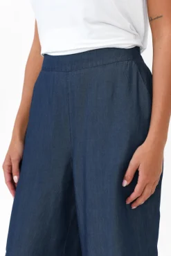 Pants<Betty Basics Emily Deep Blue Wide Leg Pant