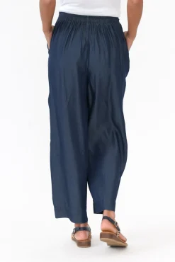 Pants<Betty Basics Emily Deep Blue Wide Leg Pant