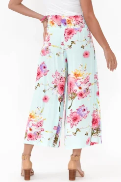 Pants<Red Lotus Erin Cherry Blossom Wide Leg Pant