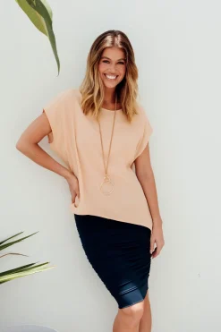 Sleeved Tops<Slate the Label Essi Musk Shell Top