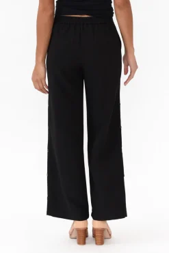 Pants<Hammock u0026 Vine Estelle Black Wide Leg Pant