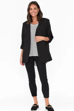 Pants<Gordon Smith Ezra Black 7/8 Stretch Pant