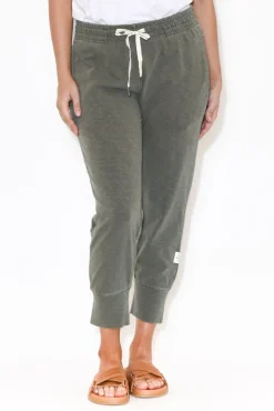 Pants<Elm Fundamental Brunch Khaki Cotton Pant