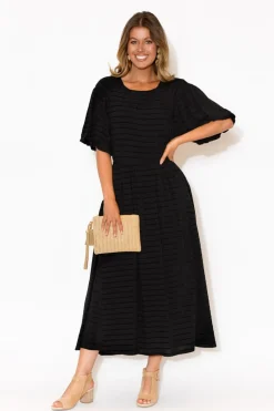 Maxi Dresses<Fate Becker Funtime Black Cotton Maxi Dress