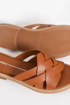 Slides<Los Cabos Gari Tan Strappy Slide