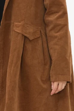 Jackets<Frederic Genevieve Brown Velvet Coat