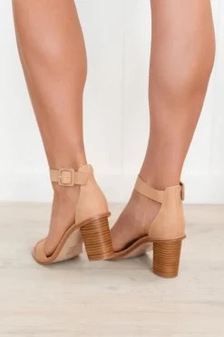 Heeled Sandals<Nude Shoes Grady Nude Leather High Heel