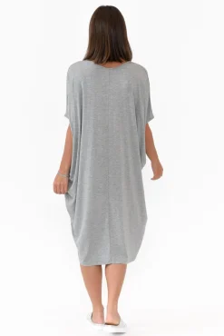 Batwing Dresses<Betty Basics Grey Marle Maui Dress