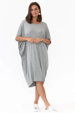 Batwing Dresses<Betty Basics Grey Marle Maui Dress