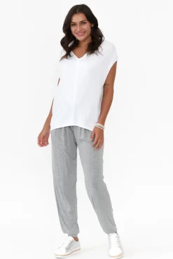 Pants<Betty Basics Grey Marle Weekend Pant