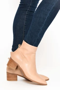 Boots<Nude Shoes Haven Nude Leather Ankle Boot