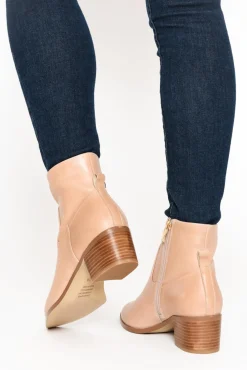 Boots<Nude Shoes Haven Nude Leather Ankle Boot