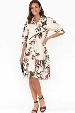 Cotton Dresses<Maude Vivante Hayes Desert Rose Cotton Poplin Dress