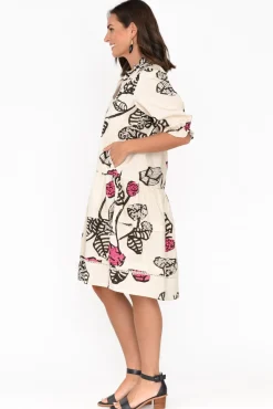 Cotton Dresses<Maude Vivante Hayes Desert Rose Cotton Poplin Dress