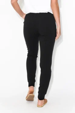 Pants<Betty Basics Heidi Black Cuffed Jogger Pant