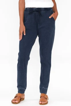 Pants<Betty Basics Heidi Indigo Cuffed Jogger Pant