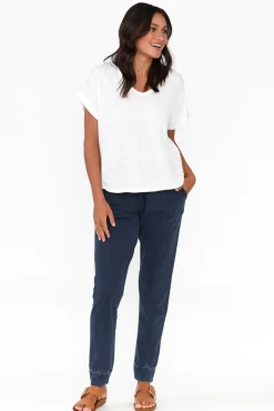 Pants<Betty Basics Heidi Indigo Cuffed Jogger Pant