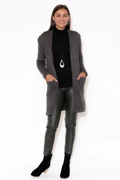 Sleeved Tops<Bamboo Body Henrietta Black Bamboo Turtleneck Top