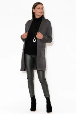 Sleeved Tops<Bamboo Body Henrietta Black Bamboo Turtleneck Top