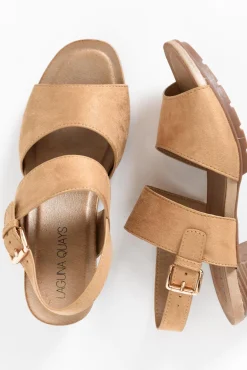 Heeled Sandals<Laguna Quays Horizon Tan Buckle Heel
