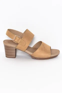 Heeled Sandals<Laguna Quays Horizon Tan Buckle Heel