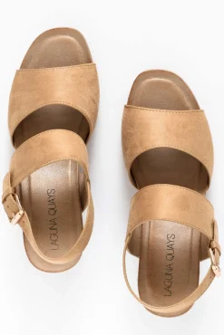 Heeled Sandals<Laguna Quays Horizon Tan Buckle Heel
