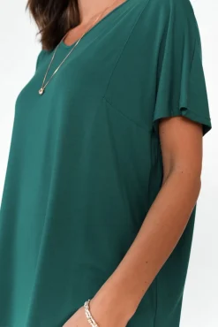 Sleeved Tops<Tani Ivy Ocean Micro Modal Swing Tee