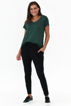 Pants<Betty Basics Jade Black Slouch Pant