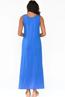 Maxi Dresses<Lou Lou Janet Cobalt Bamboo Maxi Dress