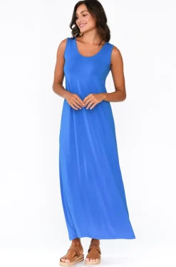 Maxi Dresses<Lou Lou Janet Cobalt Bamboo Maxi Dress