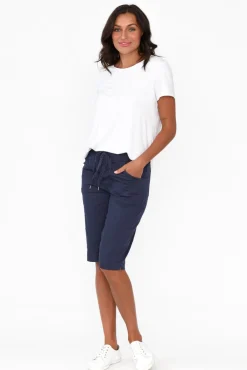 Sleeved Tops<Lou Lou Janis White Bamboo Tee