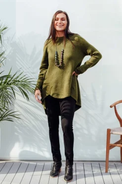 Knitwear<Tirelli Jessica Moss Hi Lo Knit