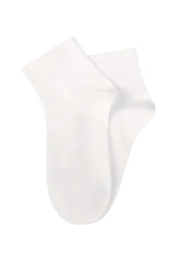 White Sneakers<Ambra Kai White Bamboo Two Pack Boot Socks