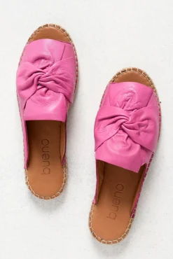 Slides<Bueno Kalmia Pink Leather Slide