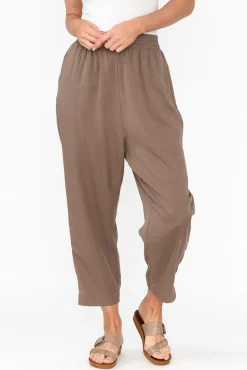 Pants<Tirelli Kanni Chocolate Lyocell Jogger Pant