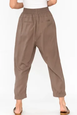 Pants<Tirelli Kanni Chocolate Lyocell Jogger Pant