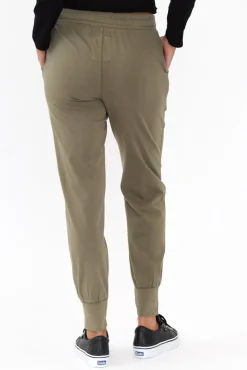 Pants<Elm Khaki Wash Out Lounge Pant