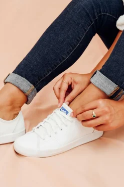 White Sneakers<Keds Kickstart White Leather Sneaker