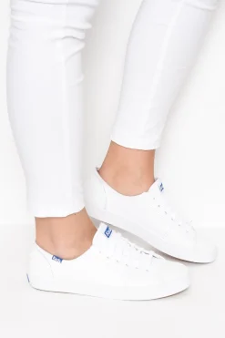 White Sneakers<Keds Kickstart White Leather Sneaker