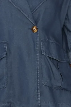 Jackets<Betty Basics Lara Blue Denim Jacket