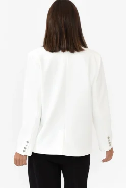 Jackets<Gordon Smith Lauren White Double Breasted Blazer