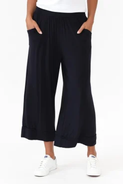 Pants<Tani Lena Navy Micro Modal Resort Pant