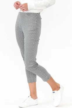 Pants<Gordon Smith Levi Navy Diamond Cotton Pant