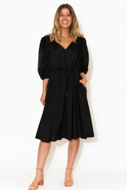 Cotton Dresses<Fate Becker Life Of Work Black Cotton Dress