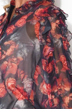 Shirts<Fate Becker Love Today Navy Floral Shirt