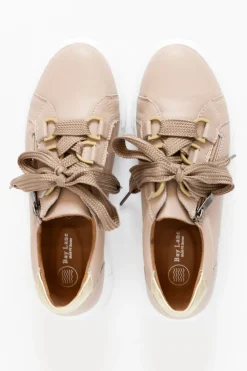 Leather Sneakers<Bay Lane Luxe Nude Leather Sneaker