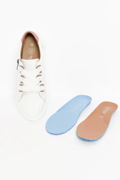 White Sneakers<Bay Lane Luxe White Leather Sneaker