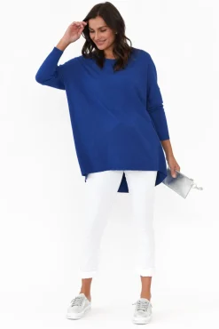 Pants<La Strada Lyle White Cotton Blend Stretch Pant